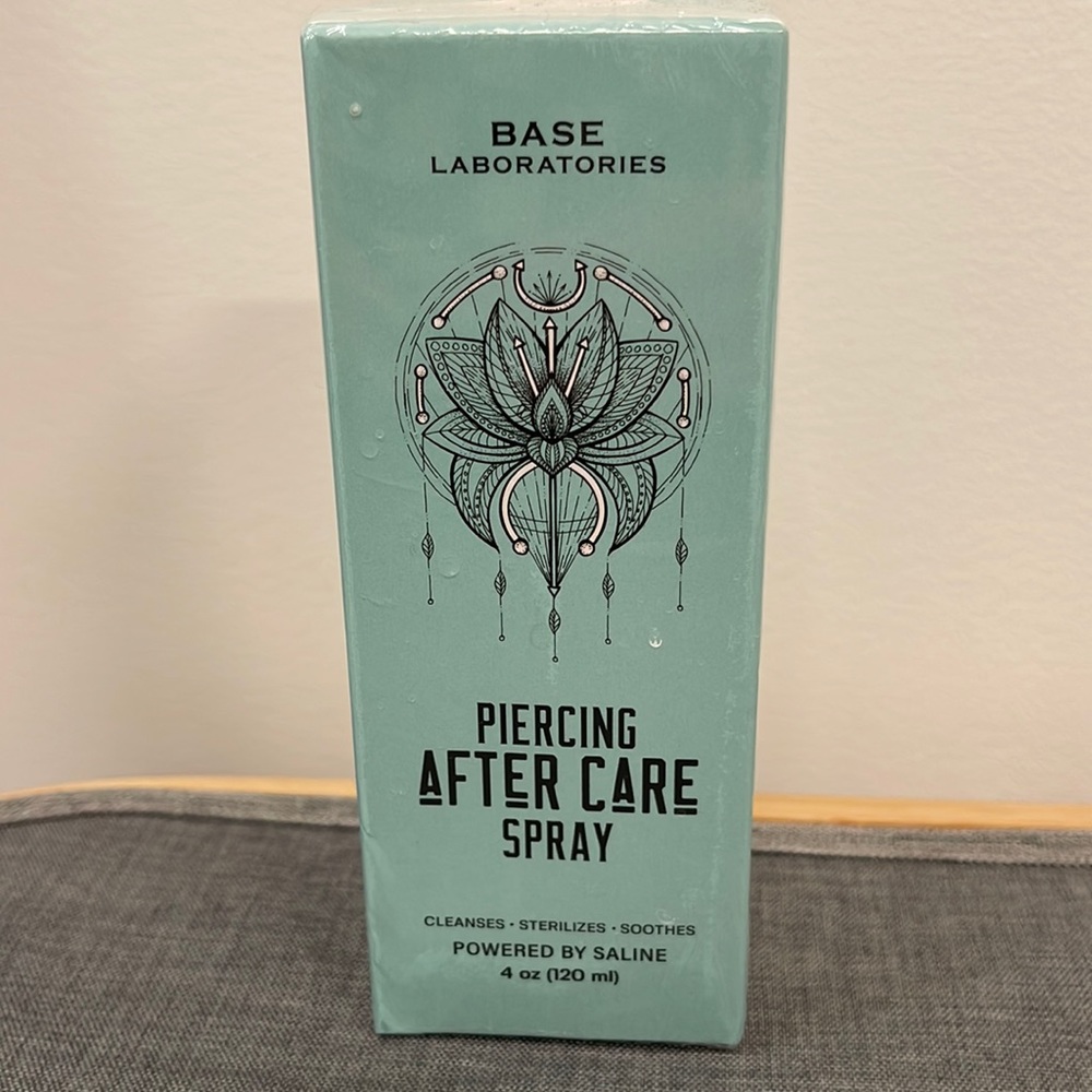 Piercing after care spray